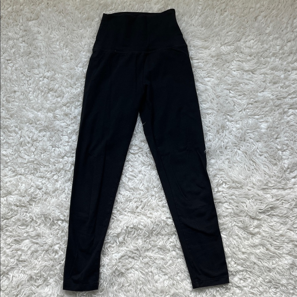 Aerie Black Mid-Rise Leggings